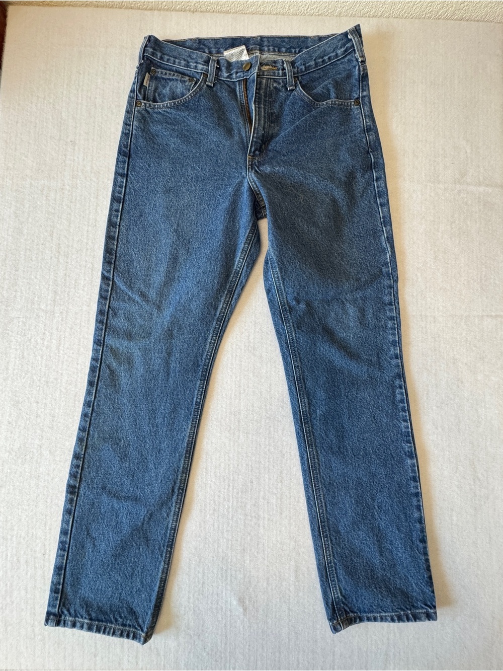 Carhartt men’s Dark Blue Straight-Leg Jeans